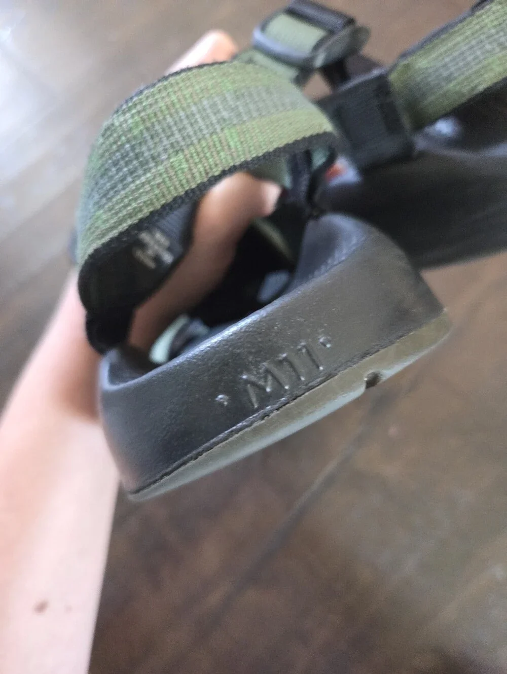 Mens Chaco M Z/Cloud Sandals in Olive Green and Black Size 11